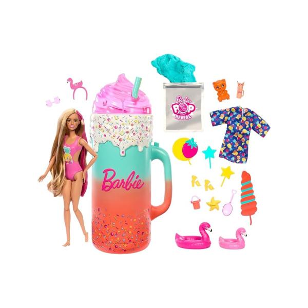 Muñeca Barbie Pop Reveal con 15 Sorpresas 3a+