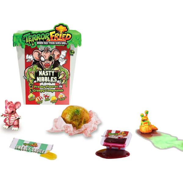 Figuras Terror Fried Mordiscos Desagradables  Displ/8 Set/2 5a+