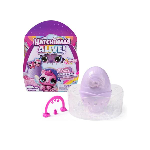 Figura Hatchimals Alive Color Sorpresa Fizzy 3a+