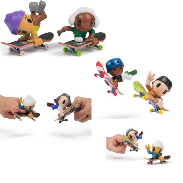 Patinetas Tech Deck con Figuras Set/2 Surt/4 5a+