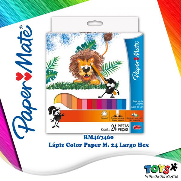 Lapiz Color Paper M 24Largo Hex (104042 )