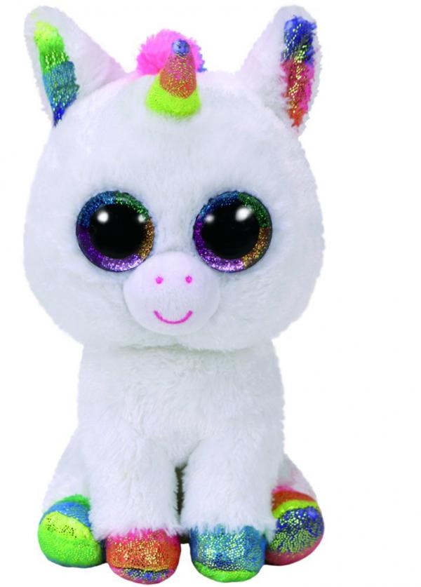 Peluche Beannie Boss Unicornio Pixy Mediano 3a+