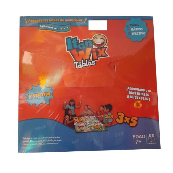 Juego Tablas 2x3 Itan Versión Cartulina (380054).