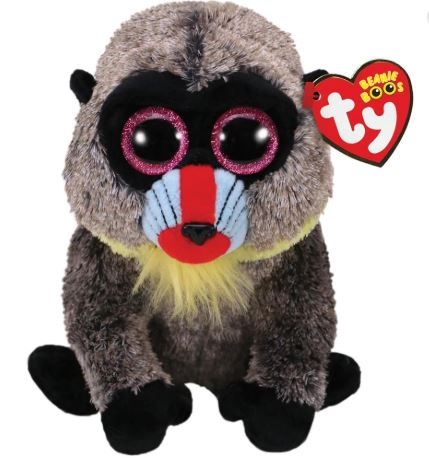 Peluche Beannie Boos Wasabi Mono Gris