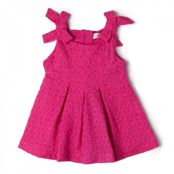 Vestido Niña Color Fucsia 6m