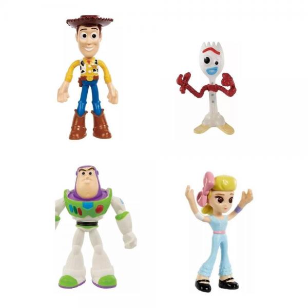 Figuras Toy Story 4 Flextreme! 17cm( Woody-Buzz LightYear-Mr Increíble) 3a+ (Se Venden por separado)