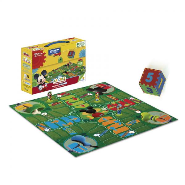 Juego de Mesa Parqués Gigante La Casa de Mickey Mouse 4a+