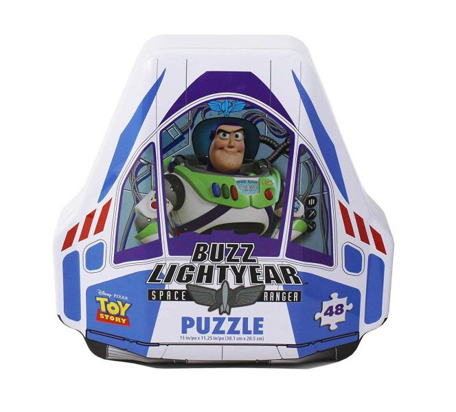 Rompecabezas Buzz Lightyear Caja Metálica 48pzs