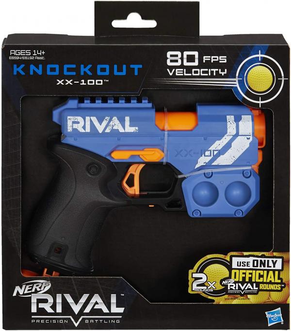 Lanzador Nerf Rival Knockout XX-100 Surt/2 14a+