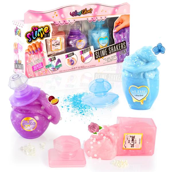 Slime Glam Shaker Perfumado Set/3 Surt/2 6a+