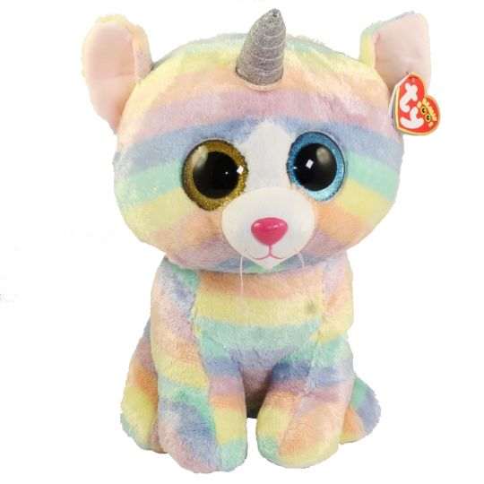 Peluche Beanie Boos Heather Gato Unicornio Grande