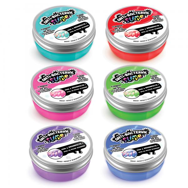 Tarrito Slime Anti-Bacterial Surt/6 Display/27 40gr 6a+(435058)(venta individual)