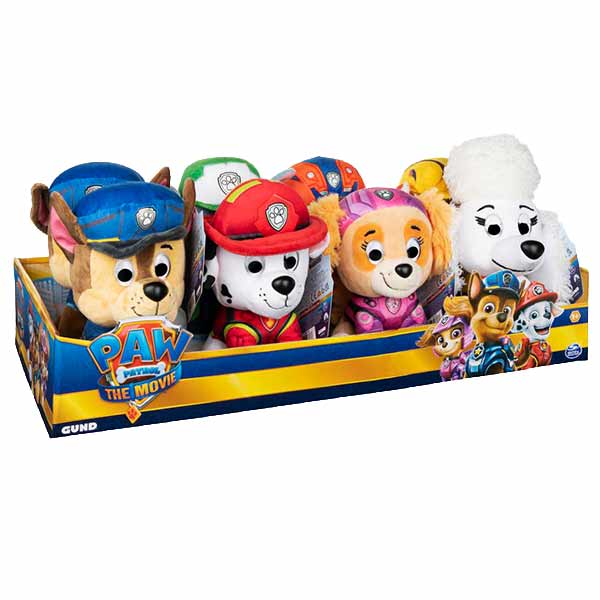 Peluche Paw Patrol la Pelicula 15cm Surt/7 Display/8 1a+