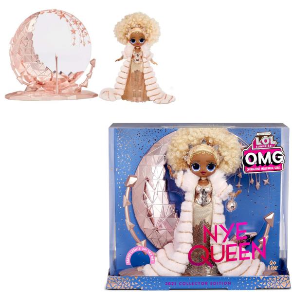 Muñeca L.O.L. Surprise OMG Nye Queen Edición Collector 2021 6a+
