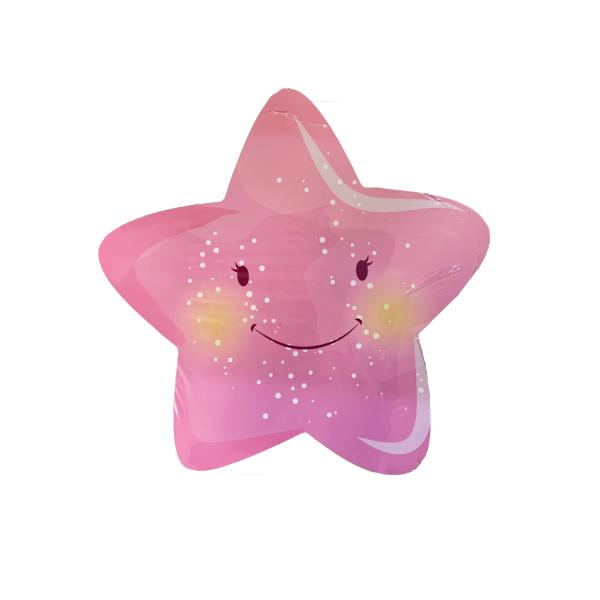 Repisa de Pared Estrella Rosa de Madera (COG001089)