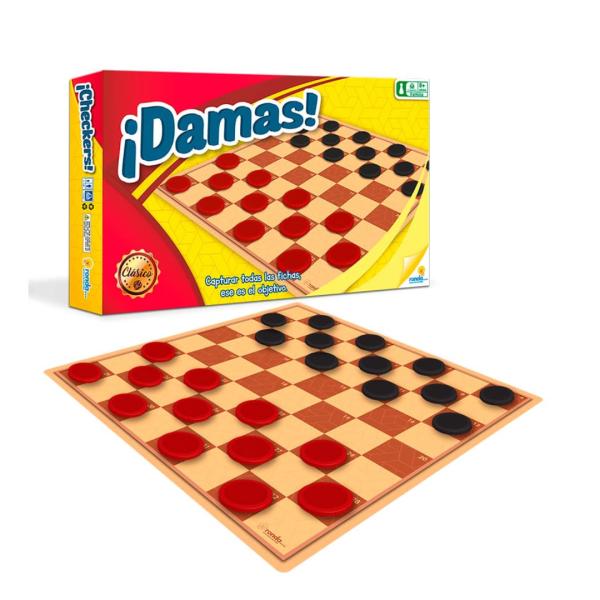 Juego de Mesa Damas Clásico 8a+