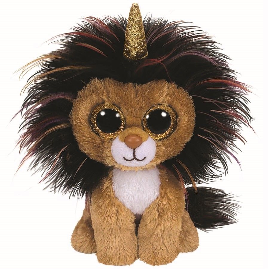 Peluche Beannie Boos Ramsey León Unicornio