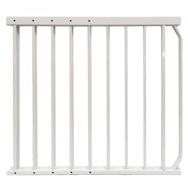 Barrera de Seguridad para Ventanas Ajustable 90x77cm-165x77cm Blanca