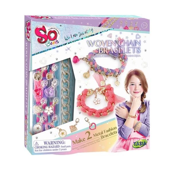 Pulseras de Cadena Tejida 5a+