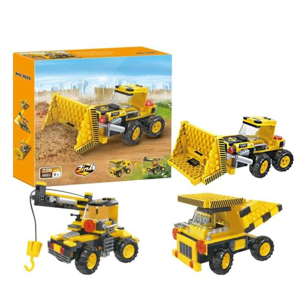 Vehículo de Construcción Creator 3en1 220pzs 6a+