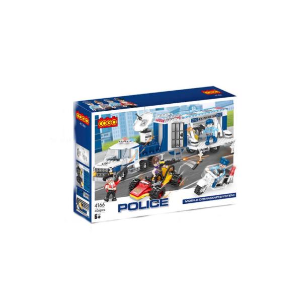 Camión y vehículos de Policía City 401pzs 6a+