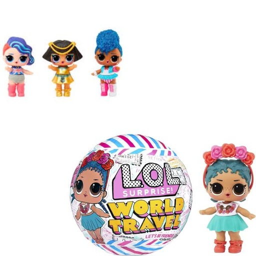 [MG576006] Muñeca L.O.L. Surprise World  Travel Displ/18 3a+