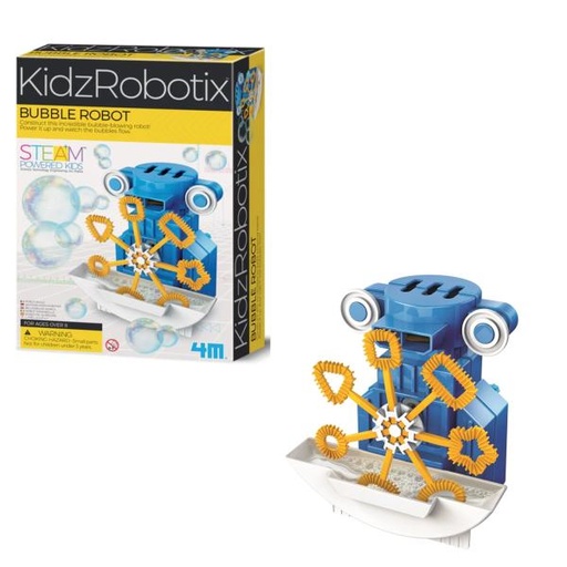 [4M3423] Kidz Robotix Robot Lanza Burbujas 8a+