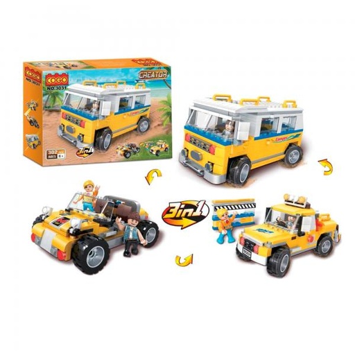 [CO3031] Camper Creator 3en1 Armable  302pzs 6a+