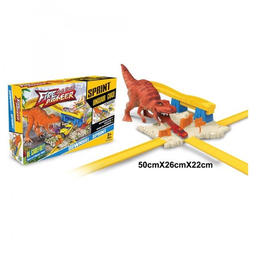 [WWWZ0102] Pista Persecución de Dinosaurios 29pzs 3a+ (443845)