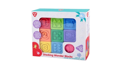 [PG2407] Bloques Apilables Suaves para el Bebé 18m+