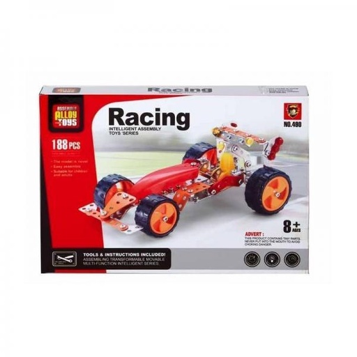 [WW490] Carro de Carreras Armable 188 pzs 8A+ (440042)
