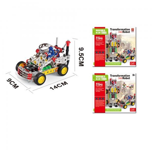 [WW527] Robot Armable 2 en 1 215 pzs 8A+ (440134)