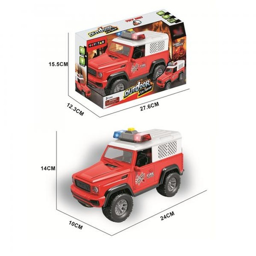 [WW66626P] Carro de Bomberos con Luz y Sonidos 3a+ (441568)