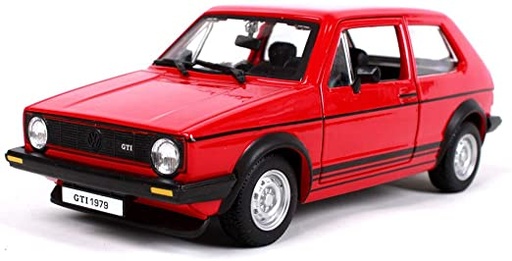 [MB1821089] Carro Volkswagen Golf Mk1 GTI (1979) Rojo/Negro Esc:1:24 3a+(210893)