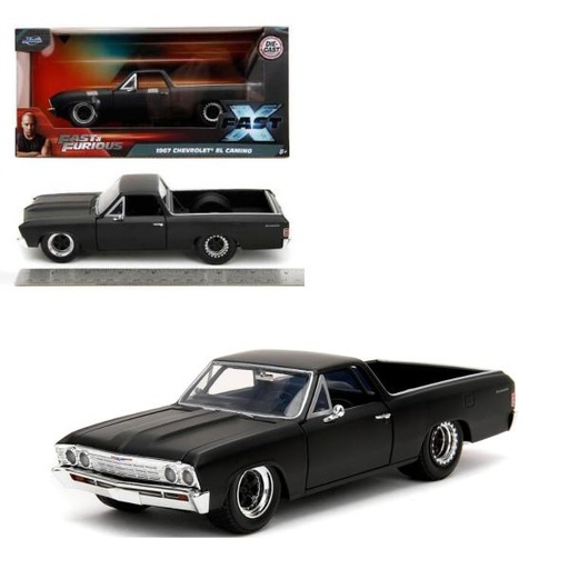 [JA34413] Carro Rápidos y Furiosos Chevrolet El Camino 1967 Esc:1:24 8a+