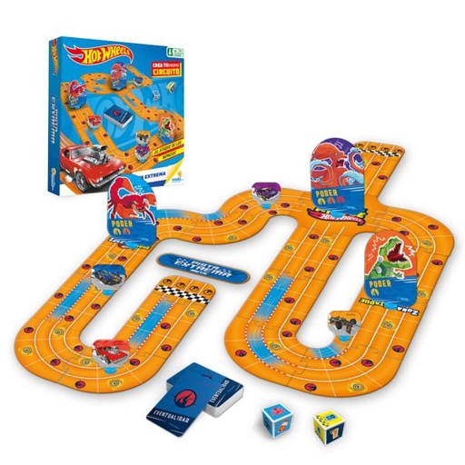 [RN12435] Hot Wheels - Juego de Mesa  Pista Extrema 6a+