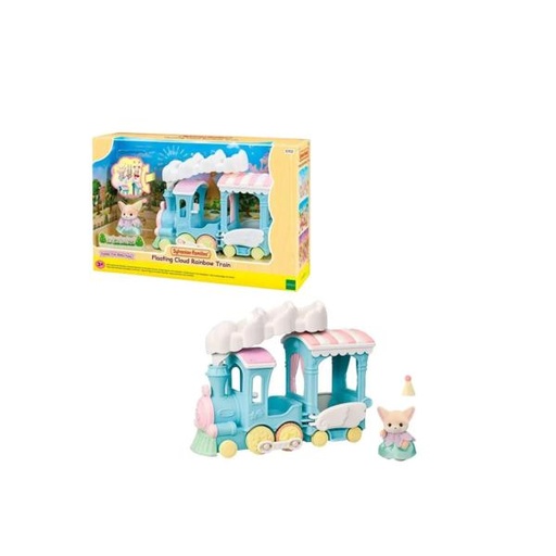 [EH05702] Familias Sylvanian Tren Arcoiris Nube Flotante 3a+