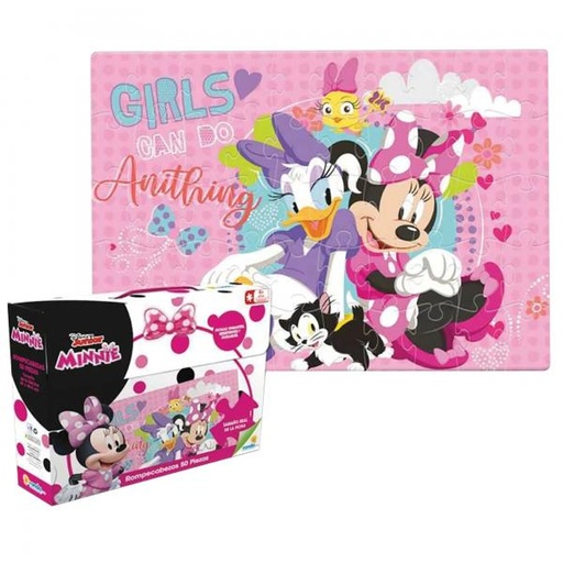 [RN12224] Rompecabezas Gigante Minnie Mouse 50pzs 4a+