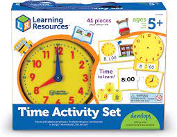 [LER3220] Juego de Aprendizaje Set de Actividades del Tiempo 5a+