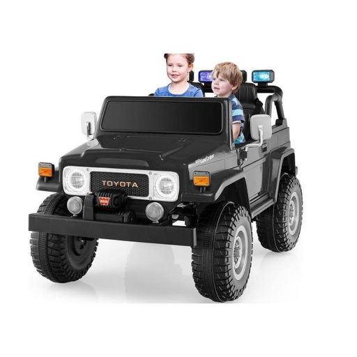 [PBS316N] Carro Montable Land Cruiser Negro 3a+ 12v