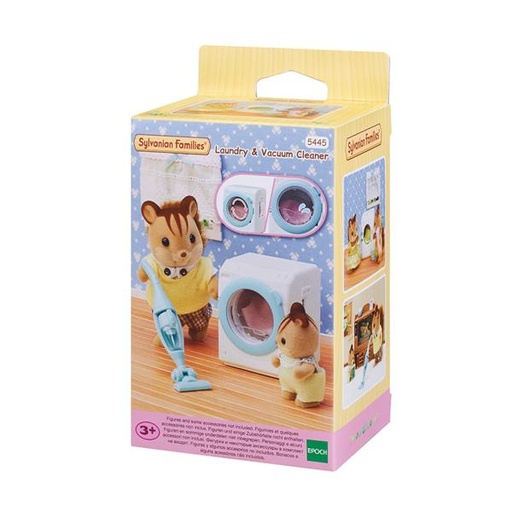[EH05445] Familias Sylvanian Lavanderia y Aspiradora 3a+