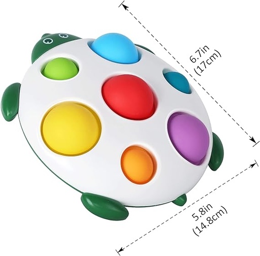 [WWHE0192] Tablero Toque de Pelotas en Forma de Tortuga 6m+ (450201)