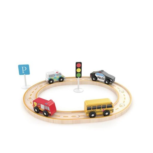 [JD849092] Pista de Vehiculos de Madera Displ/27 Surt/6 1 1//1a+ (824008-12-833189-84-90-832784