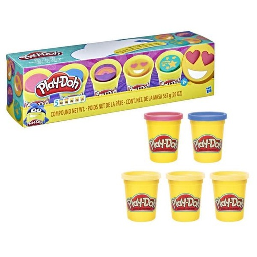 [HBF4715] Play-Doh - Colores y Felicidad Set de 5 2a+