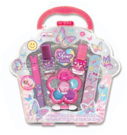 [HF063TB] Caja Brillos de Belleza Mariposas 8a+