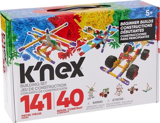 [BFKN15210] Vehiculos de  Construcción K'nex 40en1 141 Pzs 5a+