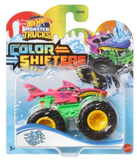 [MTHGX06] Hot Wheels -  Vehículos Monster Trucks Color Shifters Surt/4 3a+