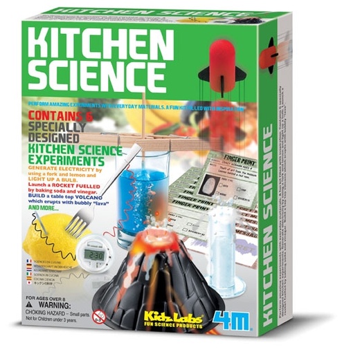 [4M3296] Kidz Labs Ciencia en la Cocina 6 Experimentos 8a+