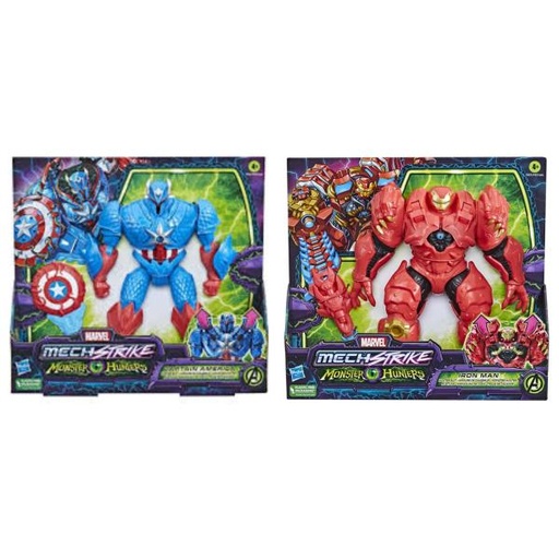 [HBF4375] Figura Marvel Monster Hunters Capitán América/Iron Man 4a+