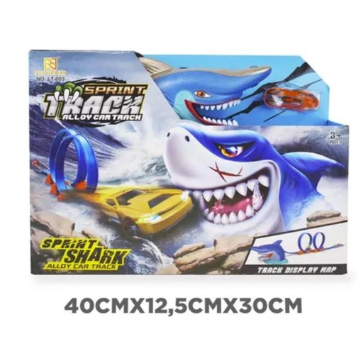 [WWLT003] Pista de Carros Sprint Track de Tiburón 3a+ (451871)